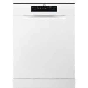 AEG GlassCare Freestanding Dishwasher - White B-rated