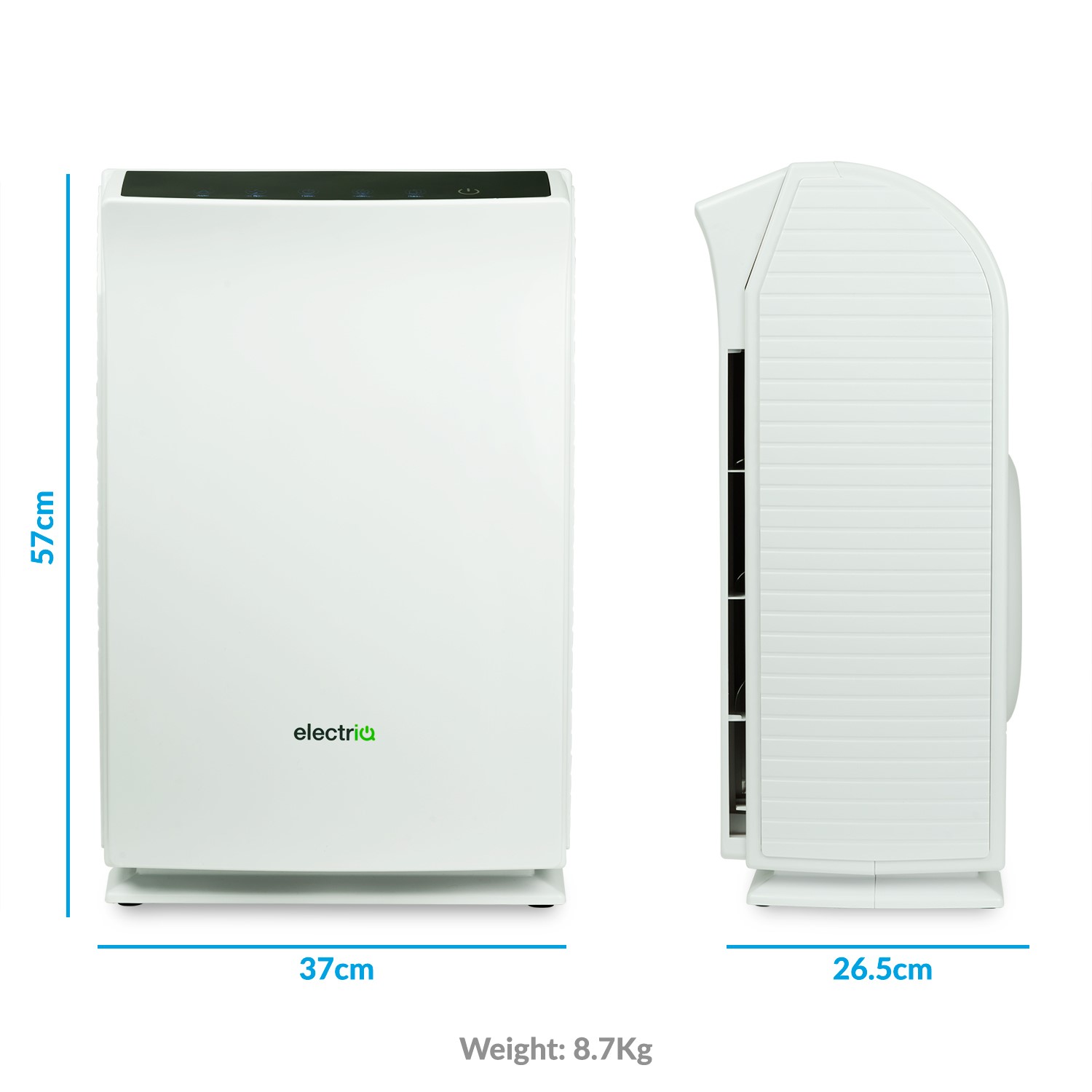 electriQ 7 Stage True HEPA UV PM2.5 Smart Air Purifier with Air Quality Sensor - Image 3