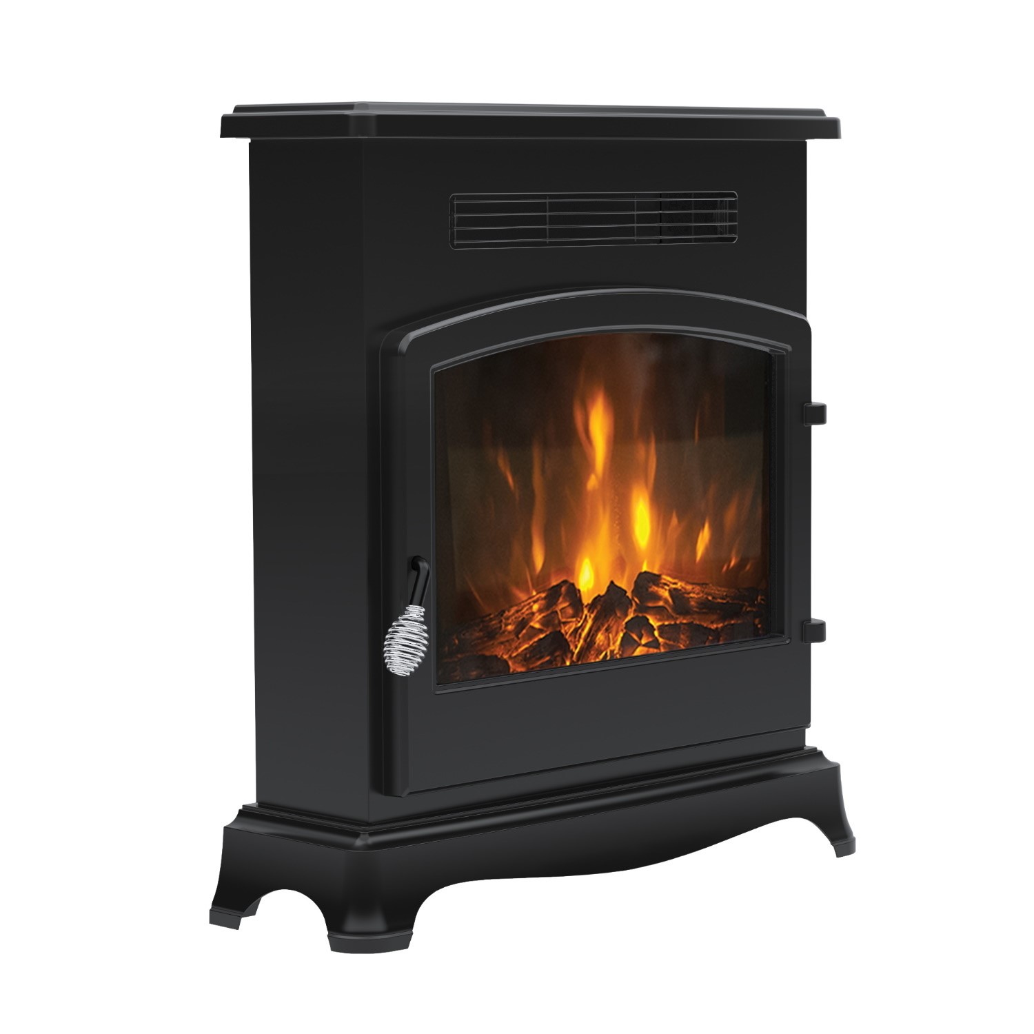 Be Modern Elstow Black Outset Electric Stove Fire - Image 2