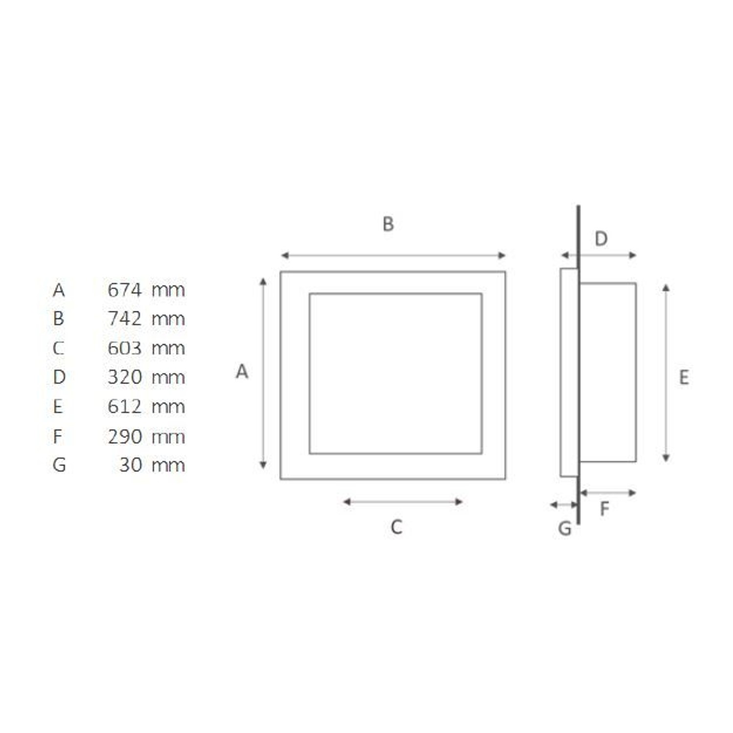 Black Inset Gas Fire With Logs - Vola - Image 4