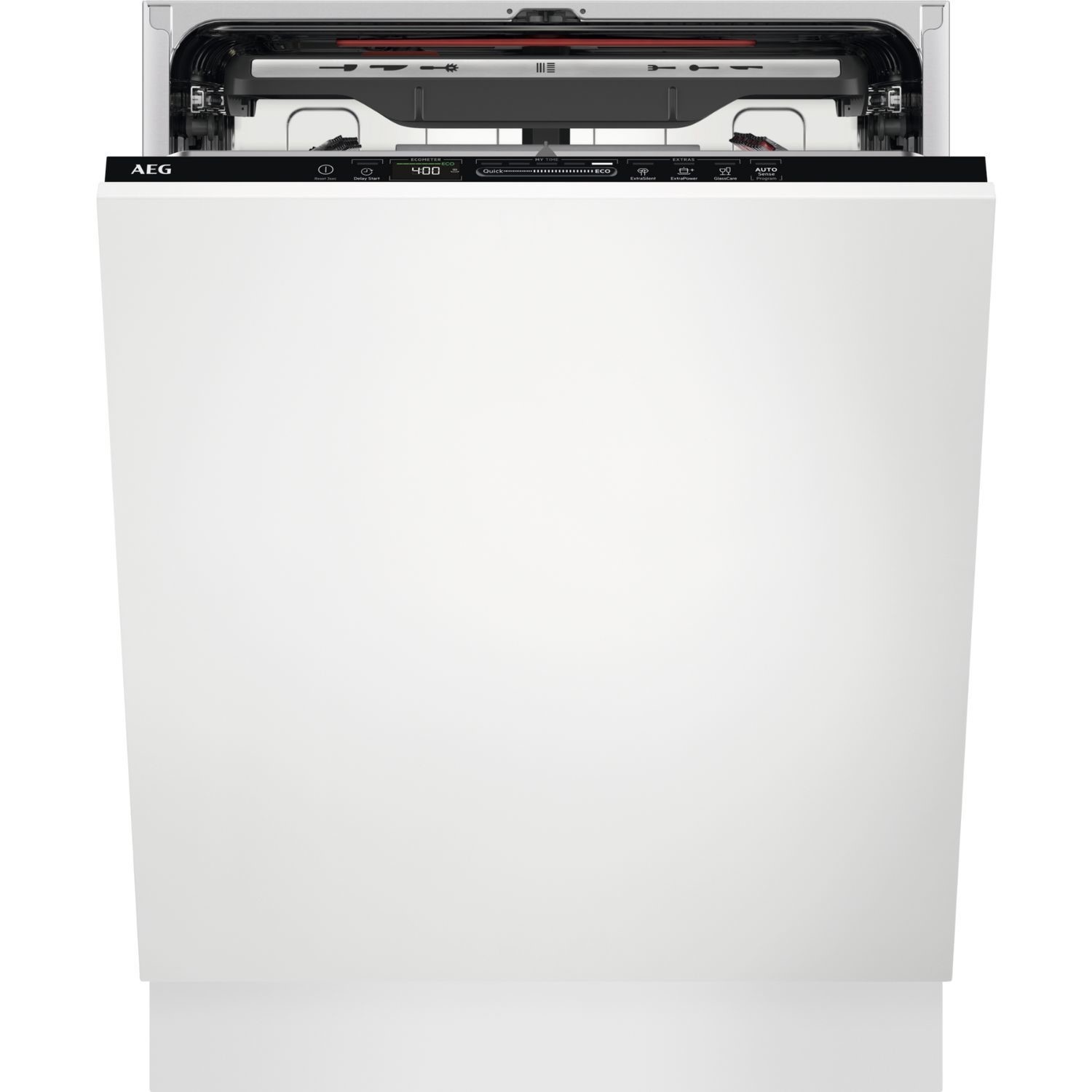 AEG GlassCare Integrated Dishwasher - A-rated Black Control Panel