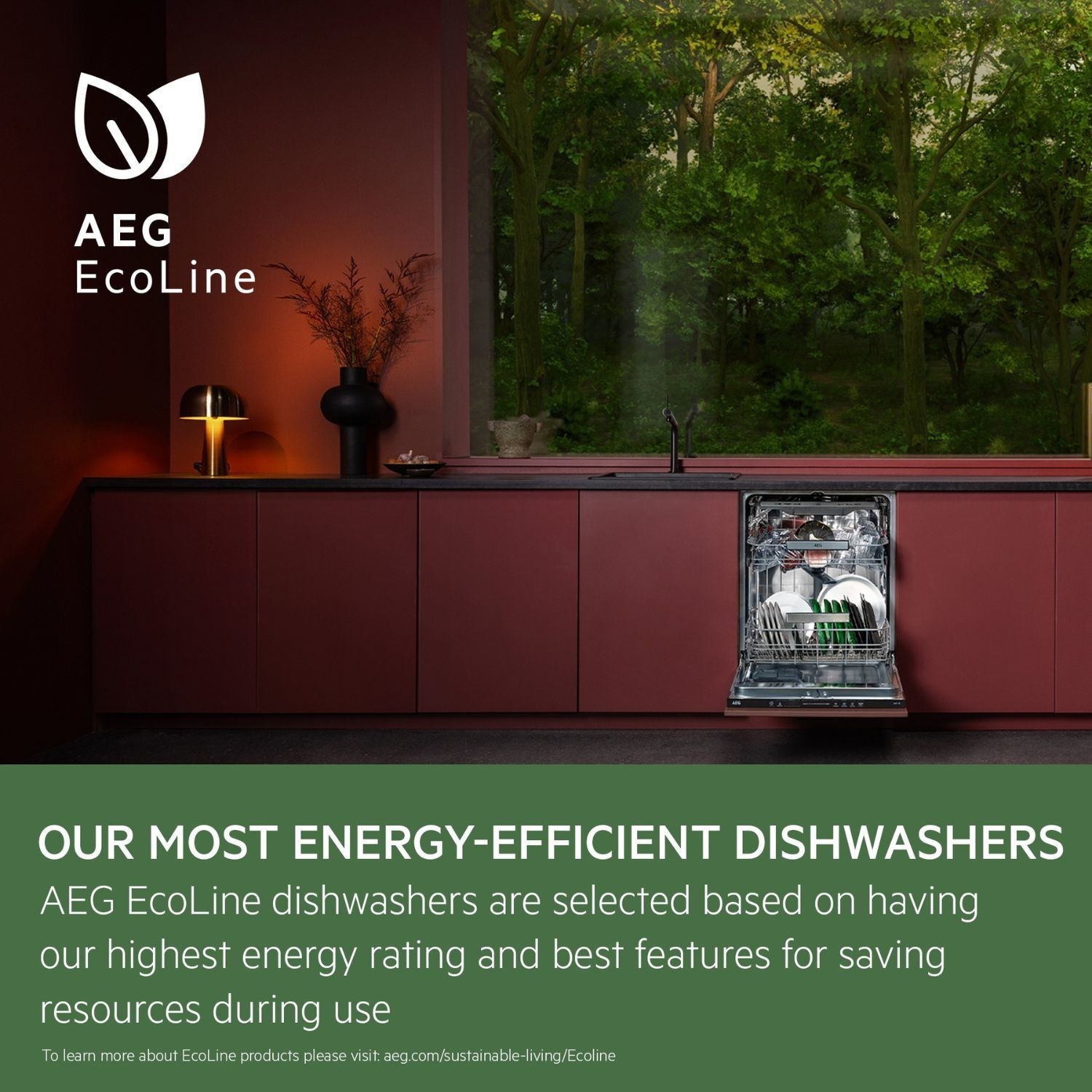 AEG GlassCare Integrated Dishwasher - A-rated Black Control Panel - Image 5