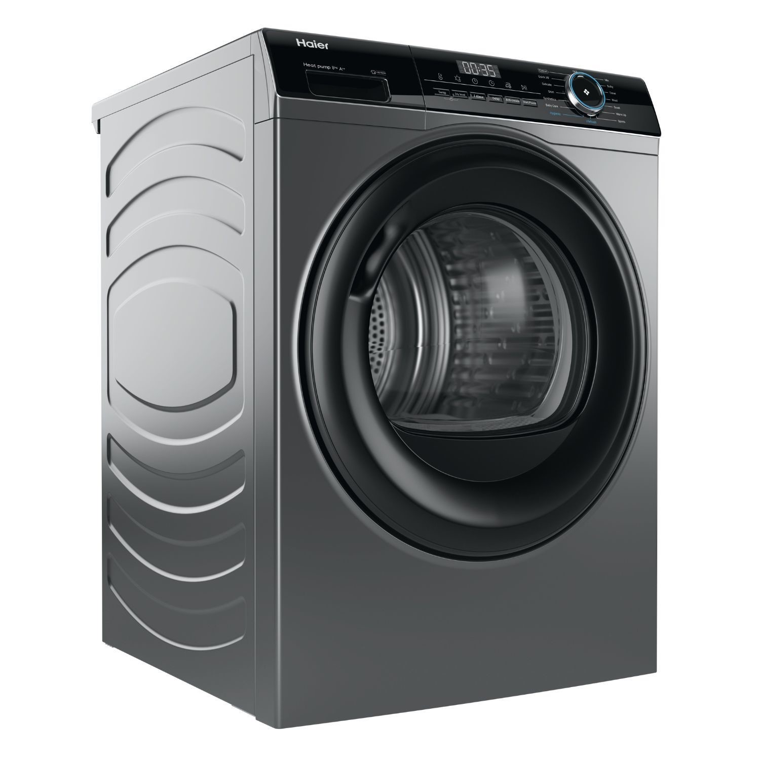 Haier 939 Series 3 8kg Heat Pump Tumble Dryer - Graphite - Image 2