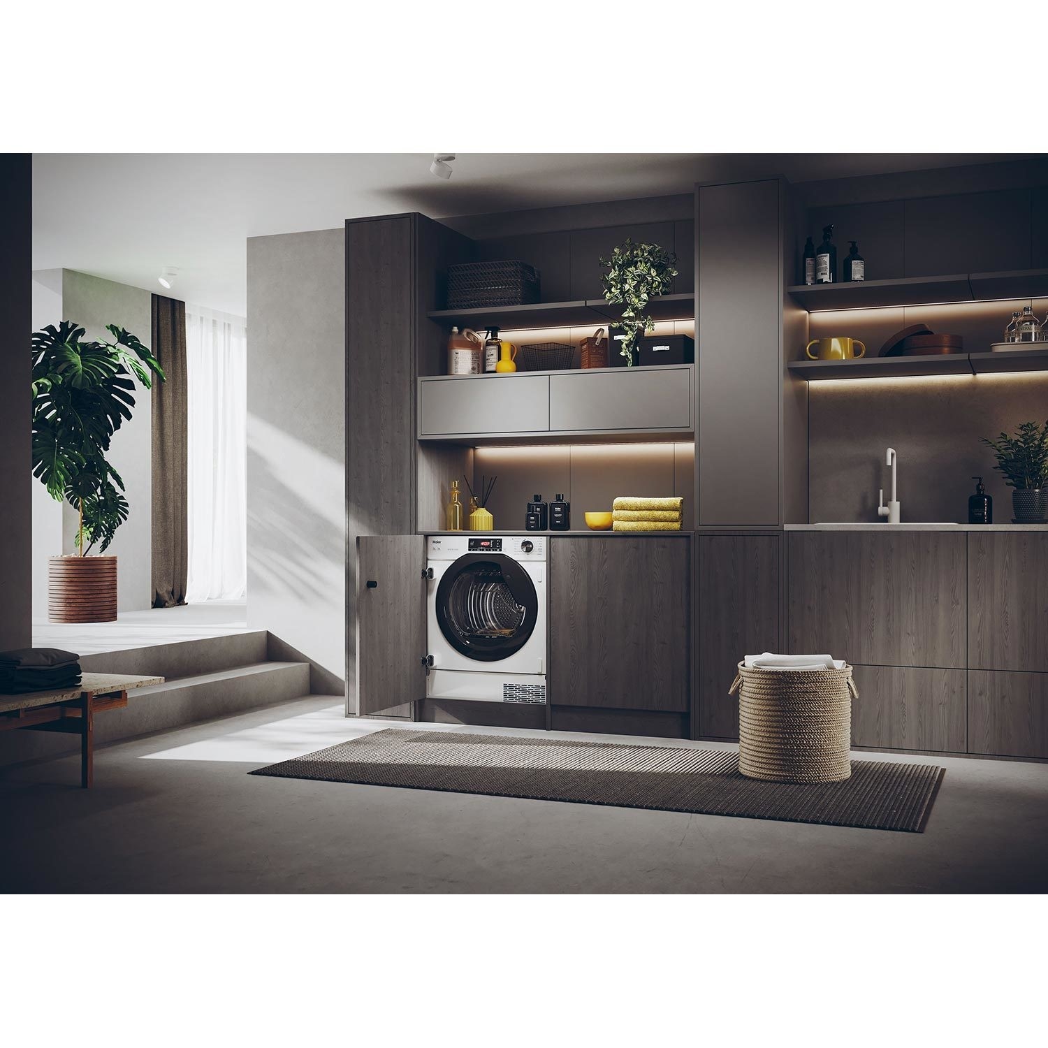 Haier Series 4 7kg Integrated Heat Pump Tumble Dryer - White - Image 11