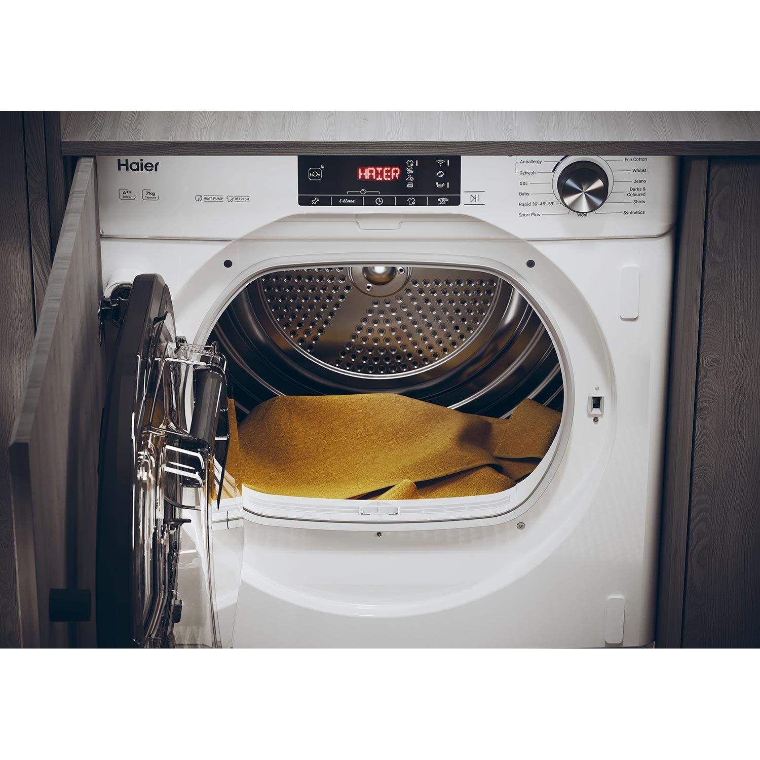 Haier Series 4 7kg Integrated Heat Pump Tumble Dryer - White - Image 9