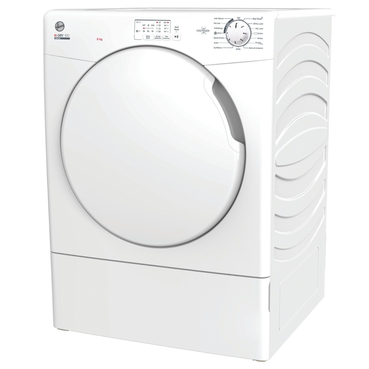 Hoover H-Dry 300 9kg Vented Tumble Dryer - White - Image 5