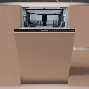 Hotpoint Integrated Slimline Dishwasher - Black Eco Programme