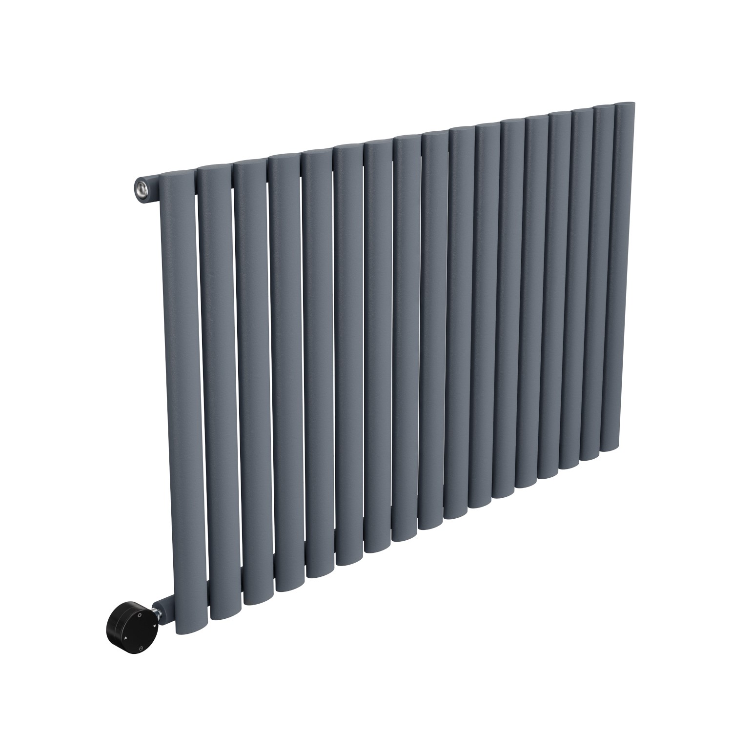 Anthracite Horizontal Smart Electric Radiator with Wi-Fi Thermostat - 1.2kW - H600xW1003mm - Bathroom Safe - Image 3