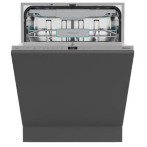 Hisense Integrated Dishwasher - Auto Dry, C-Rated, Silver control panel