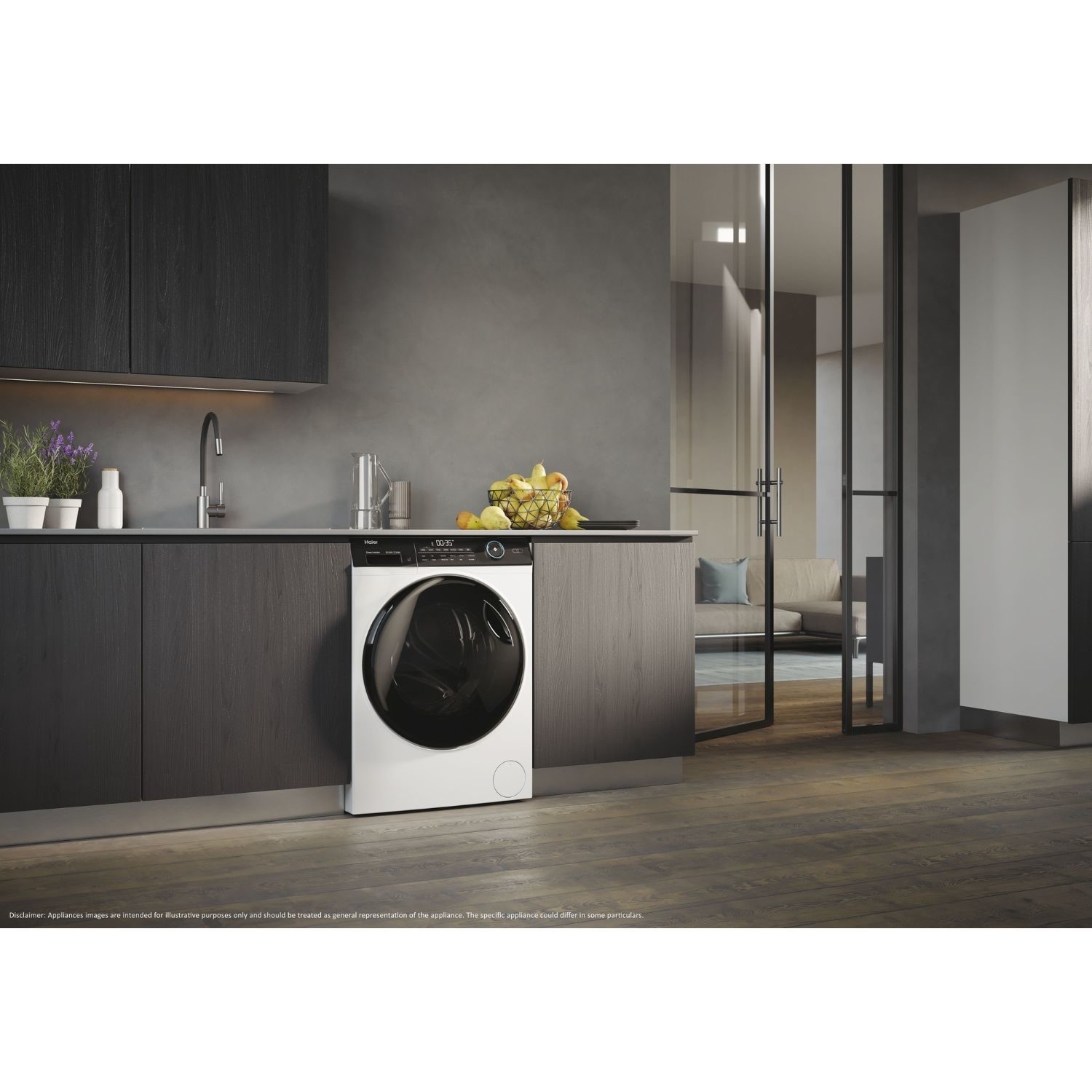 Haier 959 iPro Series 5 9kg 1400rpm Washing Machine - White - Image 8
