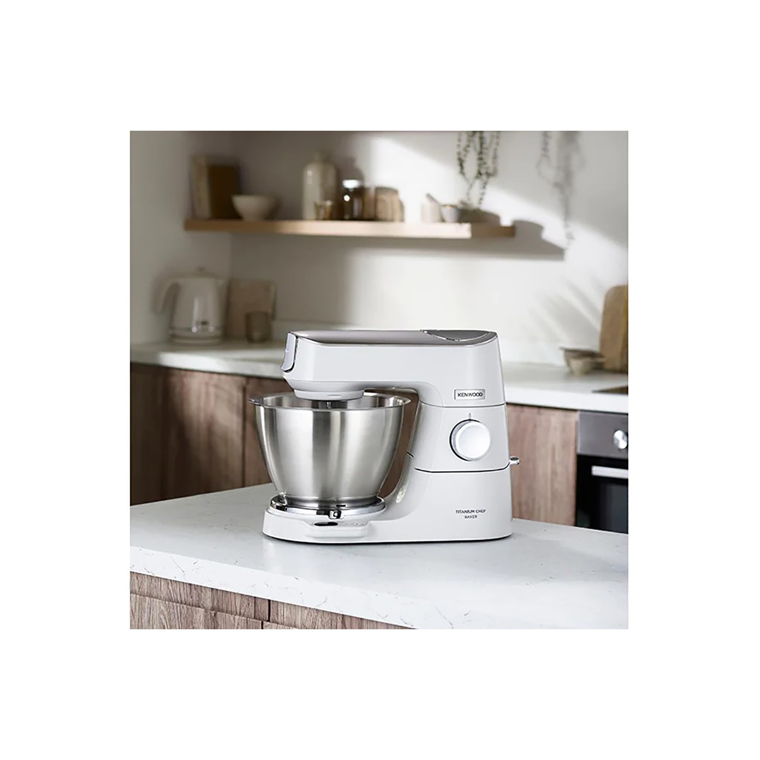 Kenwood KVC65.001WH Chef Titanium Baker Stand Mixer with 5L Bowl - White - Image 5