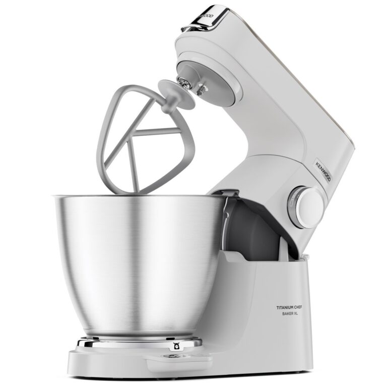 Kenwood KVL65.001WH Chef Titanium Baker XL Stand Mixer with 7L Bowl ...
