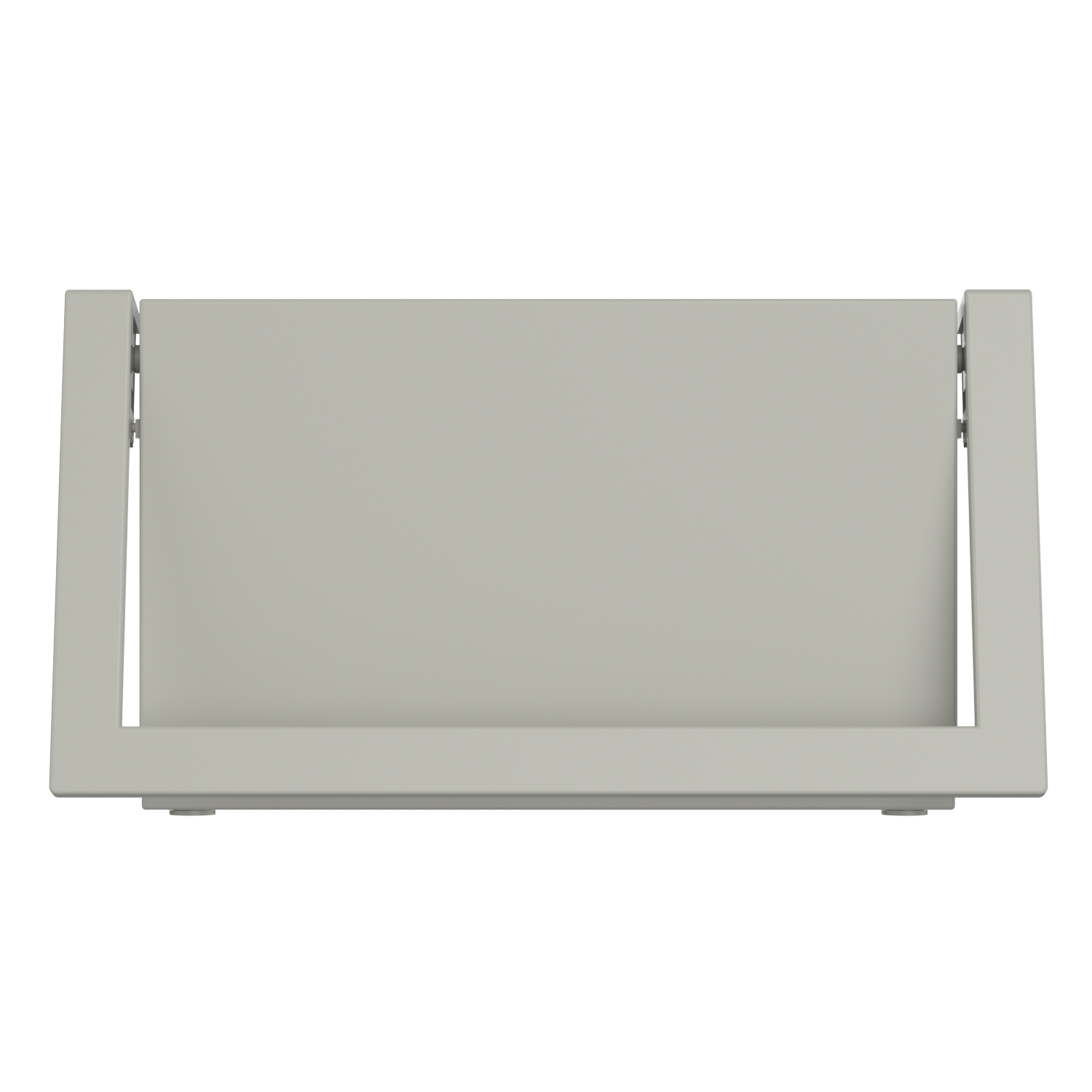 Beige Horizontal Panel Radiator with Pull Out Towel Bar 320 x 600mm - Lomas - Image 4