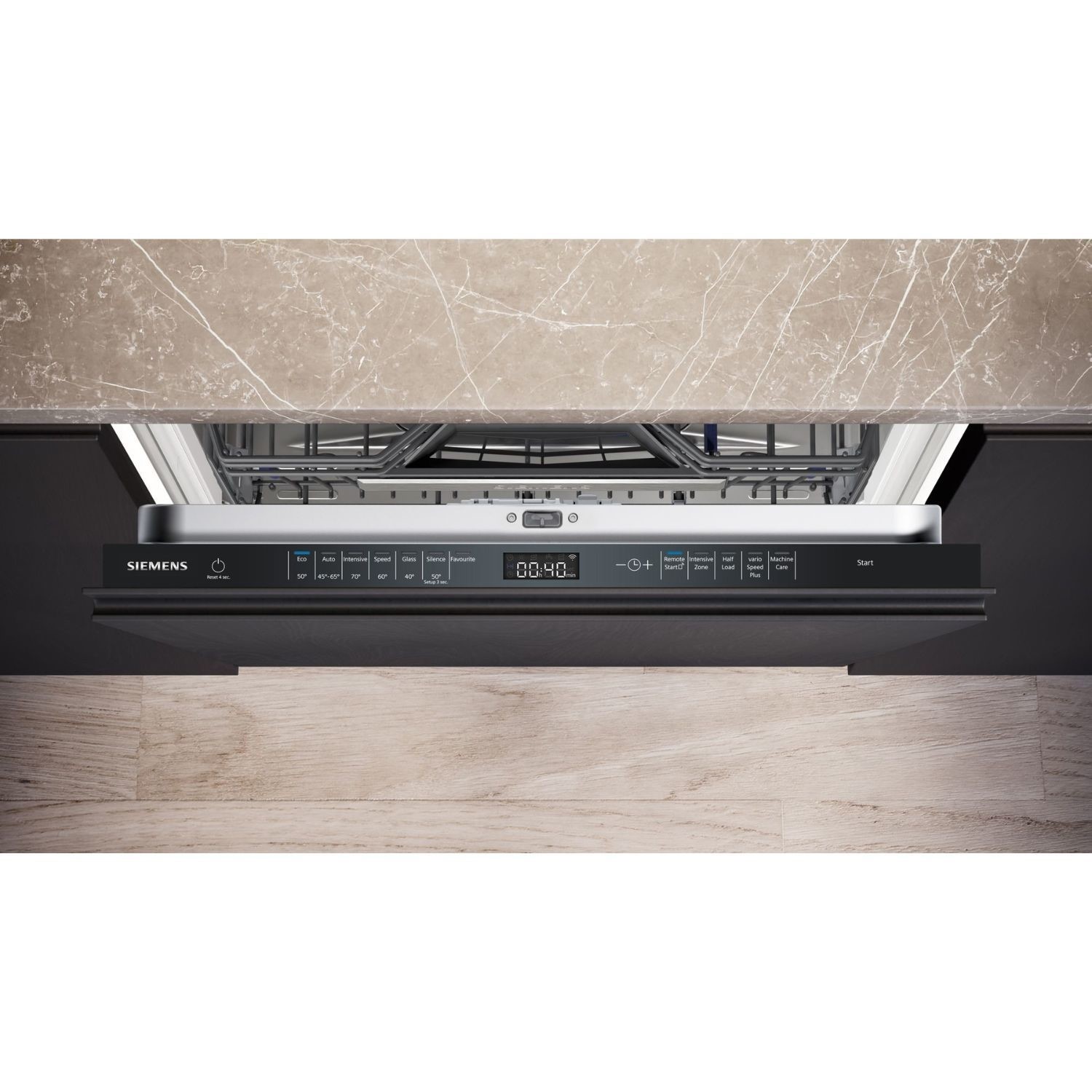 Siemens iQ500 Integrated Dishwasher - Smart Wi-Fi, A-Rated, Black control panel - Image 3