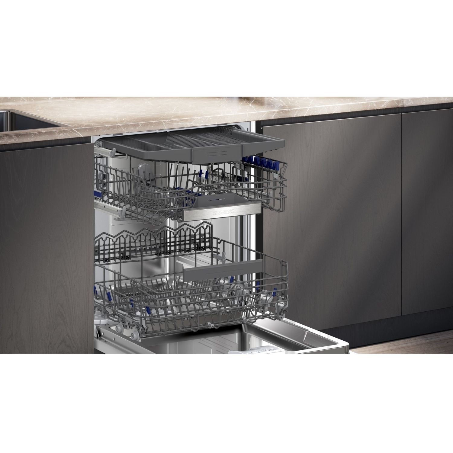 Siemens iQ500 Integrated Dishwasher - Smart Wi-Fi, A-Rated, Black control panel - Image 6
