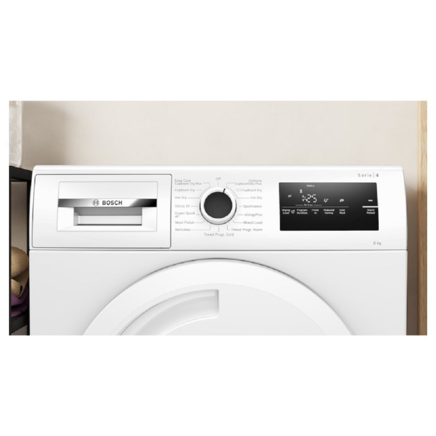 Bosch Series 4 8kg Condenser Tumble Dryer - White - Image 5