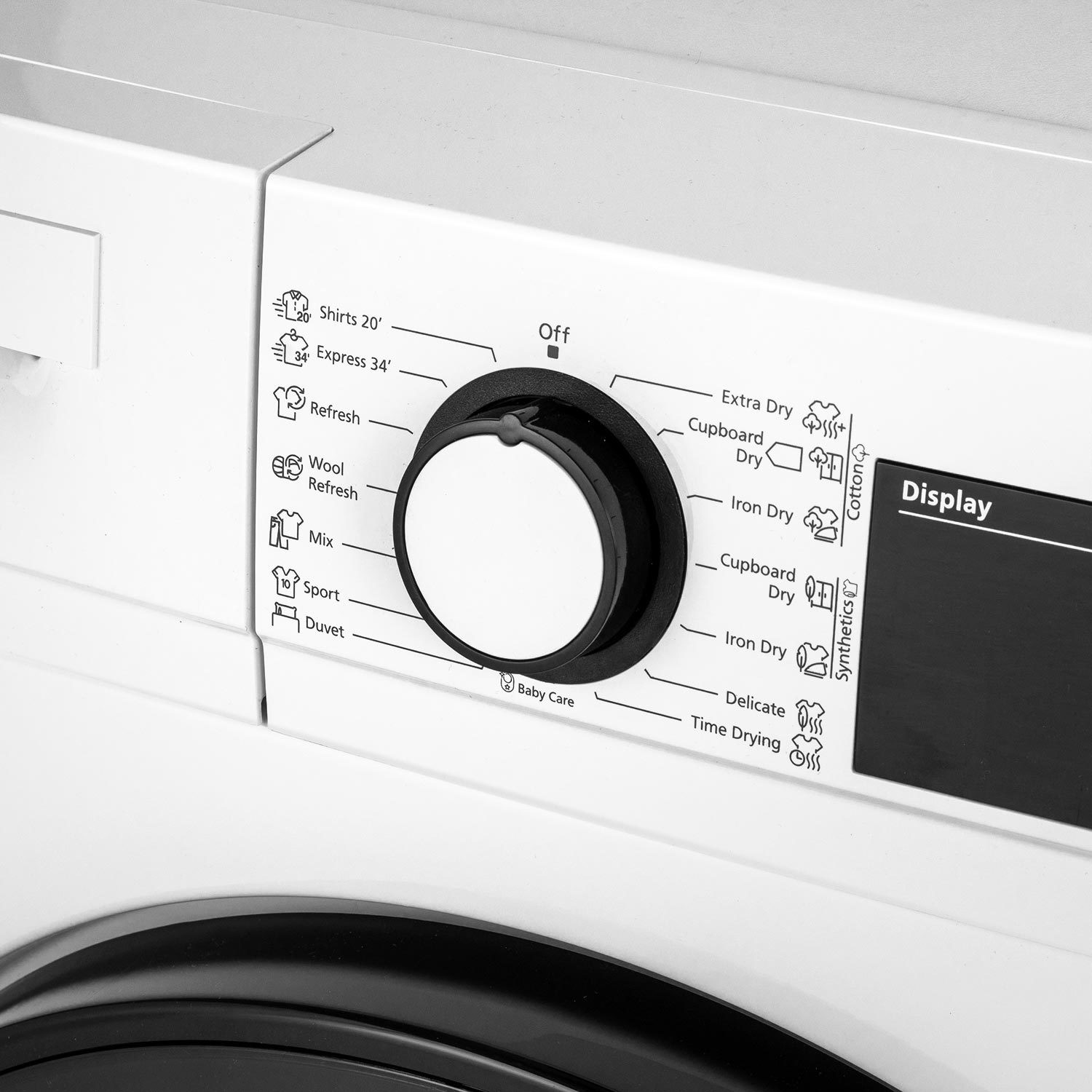 electriQ 12kg Heat Pump Tumble Dryer - White - Image 5