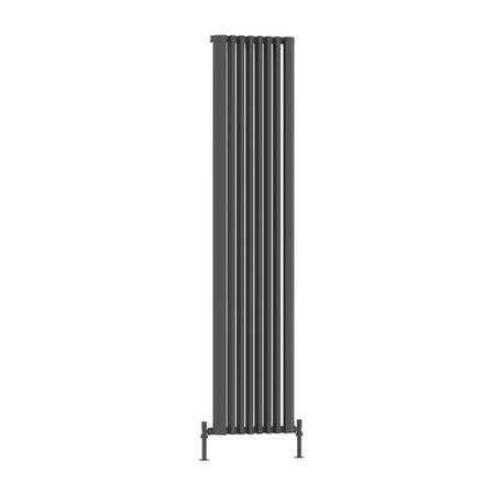 Anthracite Vertical Single Panel Corner Traditional Radiator 1800 x 315mm – Aster - Image 4