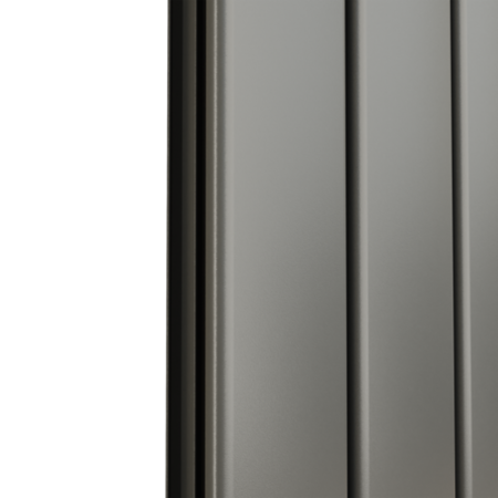 Eco Eleganza Anthracite Vertical Flat Designer Aluminium Radiator 1600x300mm Double Panel 2699 BTU - Image 4