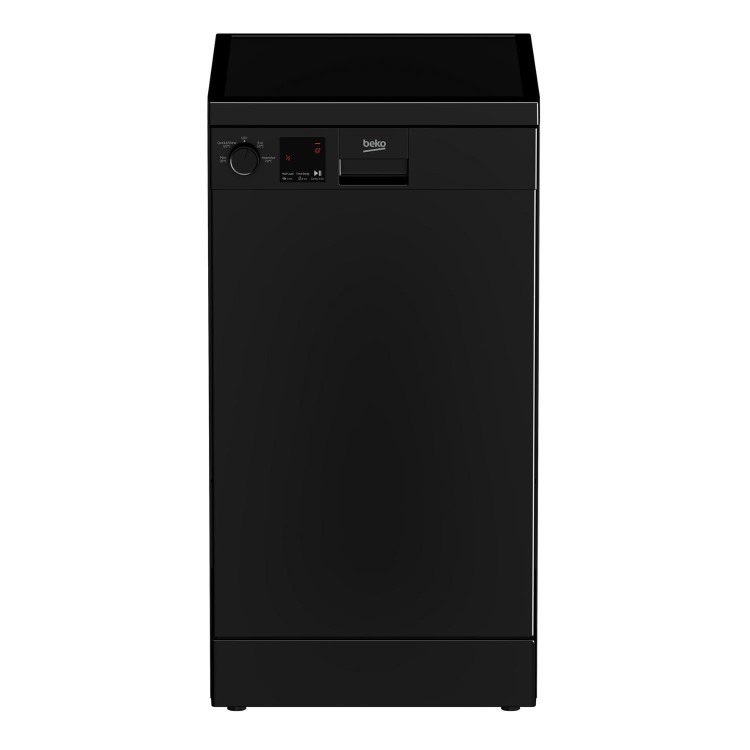 Beko Freestanding Slimline Dishwasher - Quick&Shineâ„¢, Black