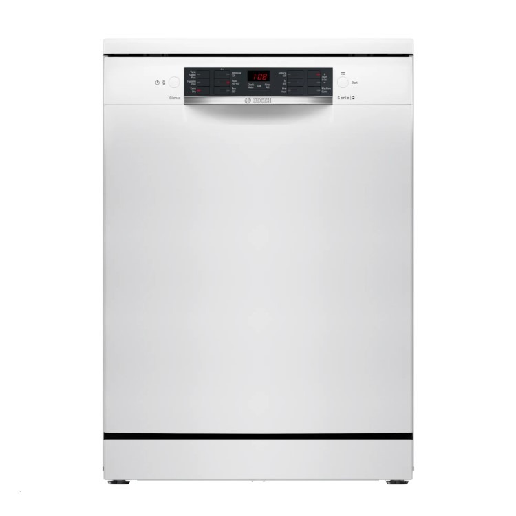 Bosch Series 2 Freestanding Dishwasher - VarioSpeed Plus White