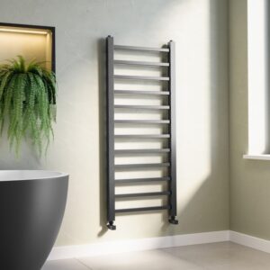 Gunmetal Grey Towel Radiator 1200 x 500mm - Sonoran