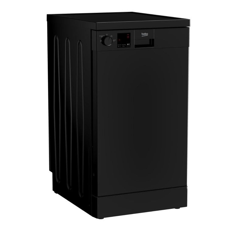 Beko Freestanding Slimline Dishwasher - Quick&Shine™, Black - Image 2