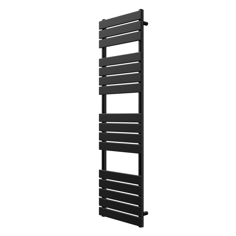 Black Towel Radiator 1600 x 600mm - Tundra - Image 2
