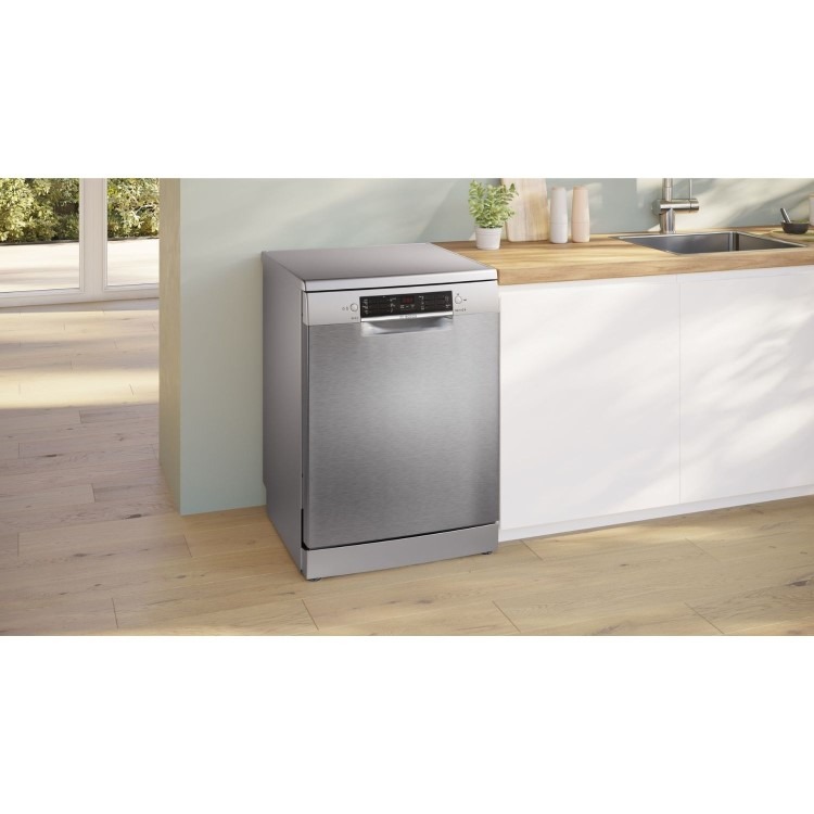 Bosch Series 2 Freestanding Dishwasher - Silver Inox - Image 2