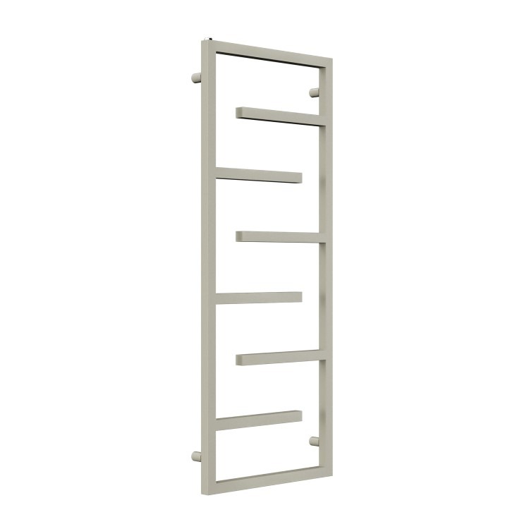 Beige Designer Towel Radiator 1270 x 500mm - Atka - Essential Depot