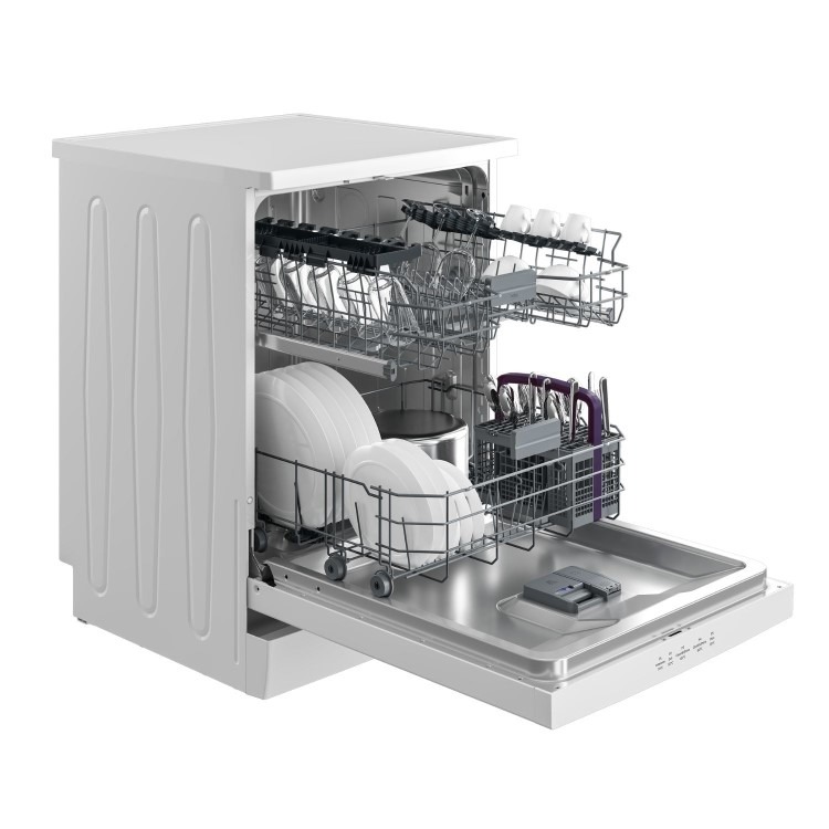 Beko Freestanding Dishwasher – HygieneIntense, D-Rated, White - Image 3