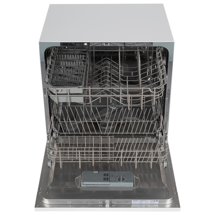electriQ XL Mini Table Top Dishwasher - White - Image 3