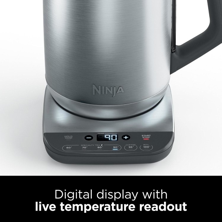 Ninja KT201UK 1.7L Perfect Temperature Kettle - Stainless Steel - Image 3