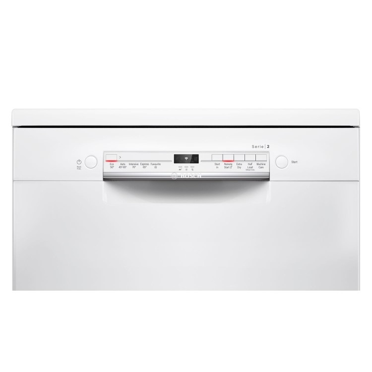 Bosch Series 2 Freestanding Dishwasher - Smart Wi-Fi, White - Image 3