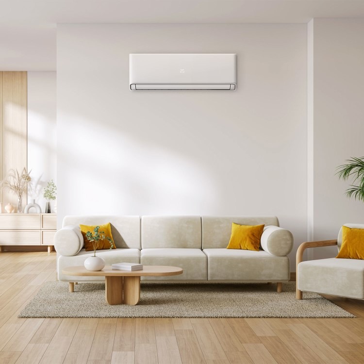 electriQ Easy-Fit 9000 BTU A++ WiFi Smart Wall Mounted Air Conditioner with Heat Pump - 4m Pipe Kit Included - Image 3