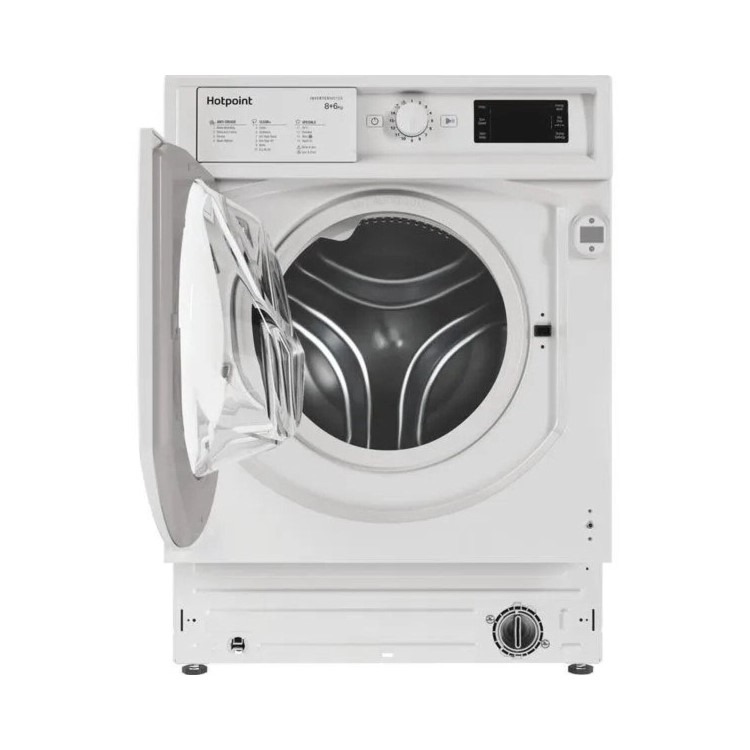 Hotpoint Anti-Stain 8kg Wash 6kg Dry Integrated Washer Dryer - White - Image 4