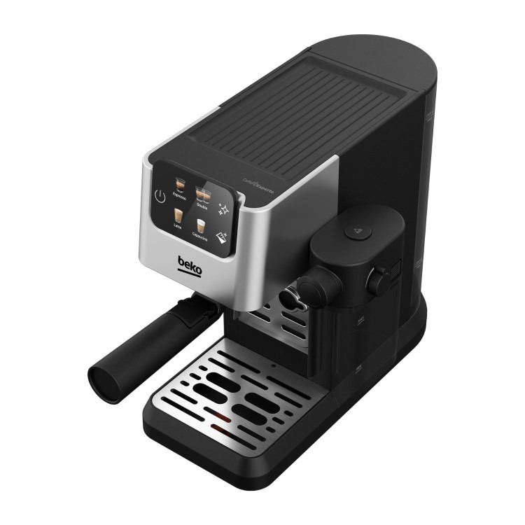 Beko CaffeExperto Manual Espresso Coffee Machine with Milk Frother - Stainless Steel - Image 4