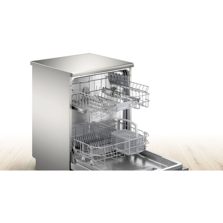 Bosch Series 2 Freestanding Dishwasher - Silver Inox - Image 4