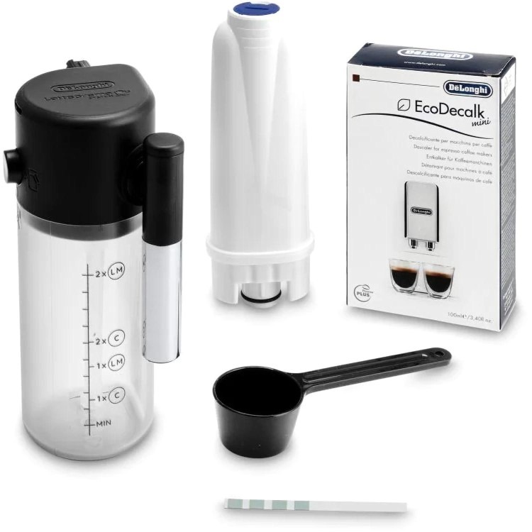 Delonghi Magnifica Evo Automatic Bean to Cup Coffee Machine with Milk Frother - Titanium & Black - Image 5