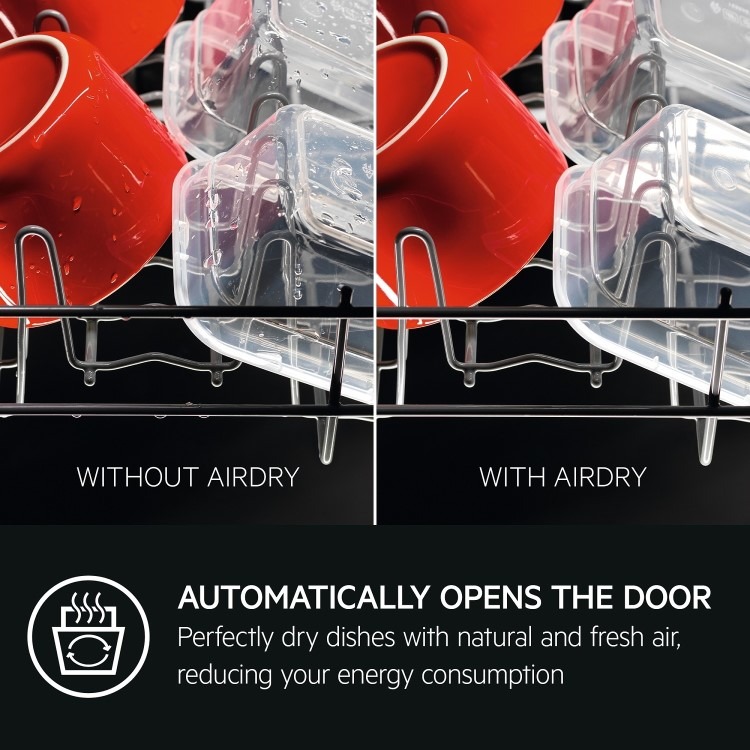 AEG Series 5000 AirDry Freestanding Slimline Dishwasher - White - Image 5