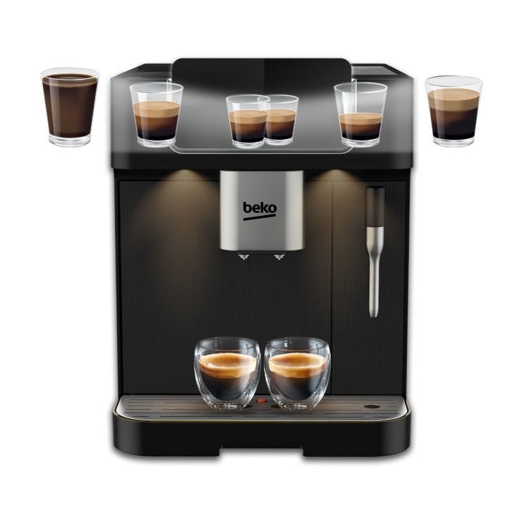 Beko CaffeExperto Automatic Bean To Cup Coffee Machine with Milk Frother - Black - Image 4
