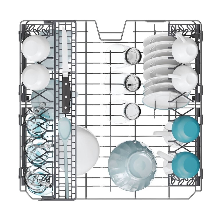 Candy Rapido Freestanding Dishwasher - C-Rated, White - Image 7