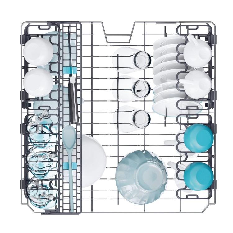 Refurbished Candy CF3E9L0B-80 13 Place Freestanding Dishwasher Black - Image 7
