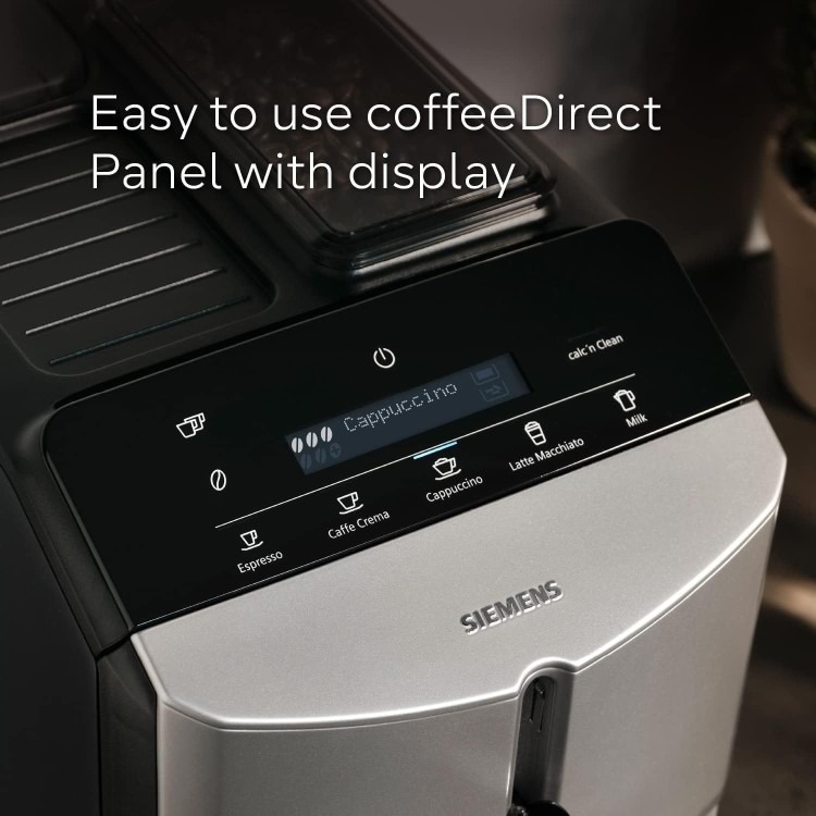 Siemens EQ300 Automatic Bean to Cup Coffee Machine - Inox Silver Metallic - Image 7