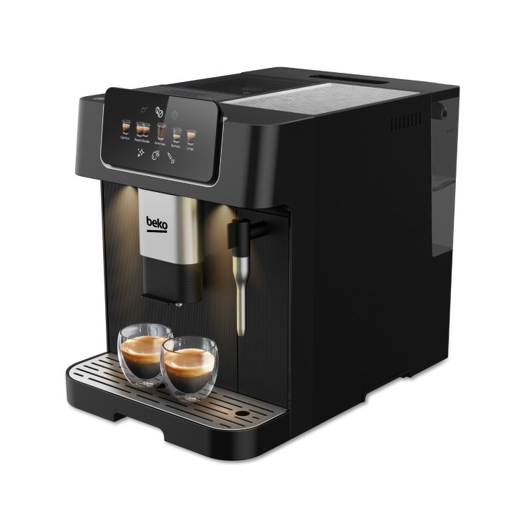 Beko CaffeExperto Automatic Bean To Cup Coffee Machine with Milk Frother - Black - Image 5