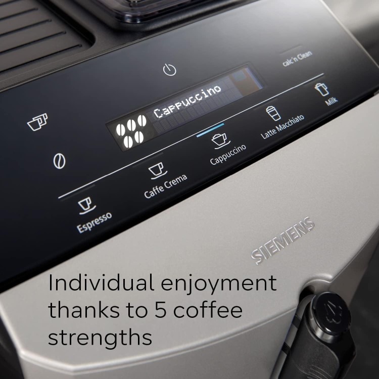 Siemens EQ300 Automatic Bean to Cup Coffee Machine - Inox Silver Metallic - Image 8