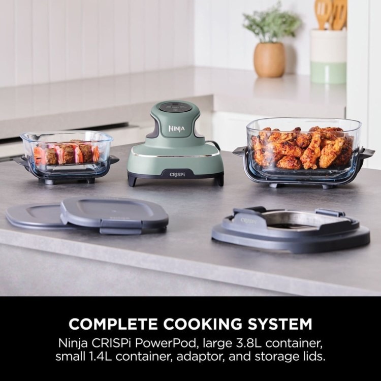 Ninja CRISPi 4-in1 Portable Air Fryer - Sage - Image 9