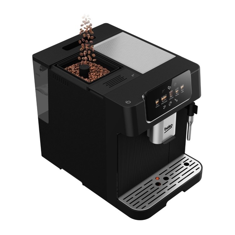 Beko CaffeExperto Automatic Bean To Cup Coffee Machine with Milk Frother - Black - Image 7