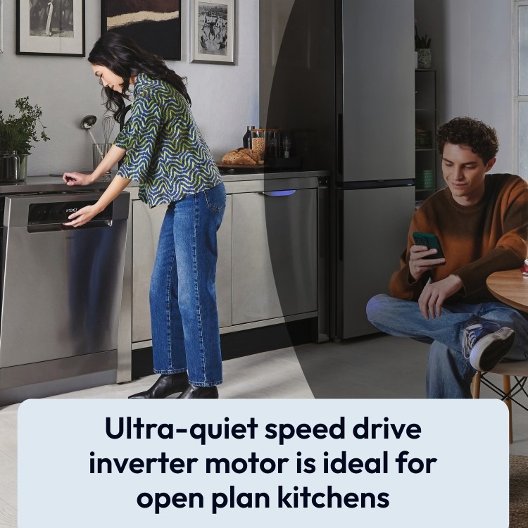 Candy Rapido Freestanding Dishwasher - C-Rated, White - Image 12