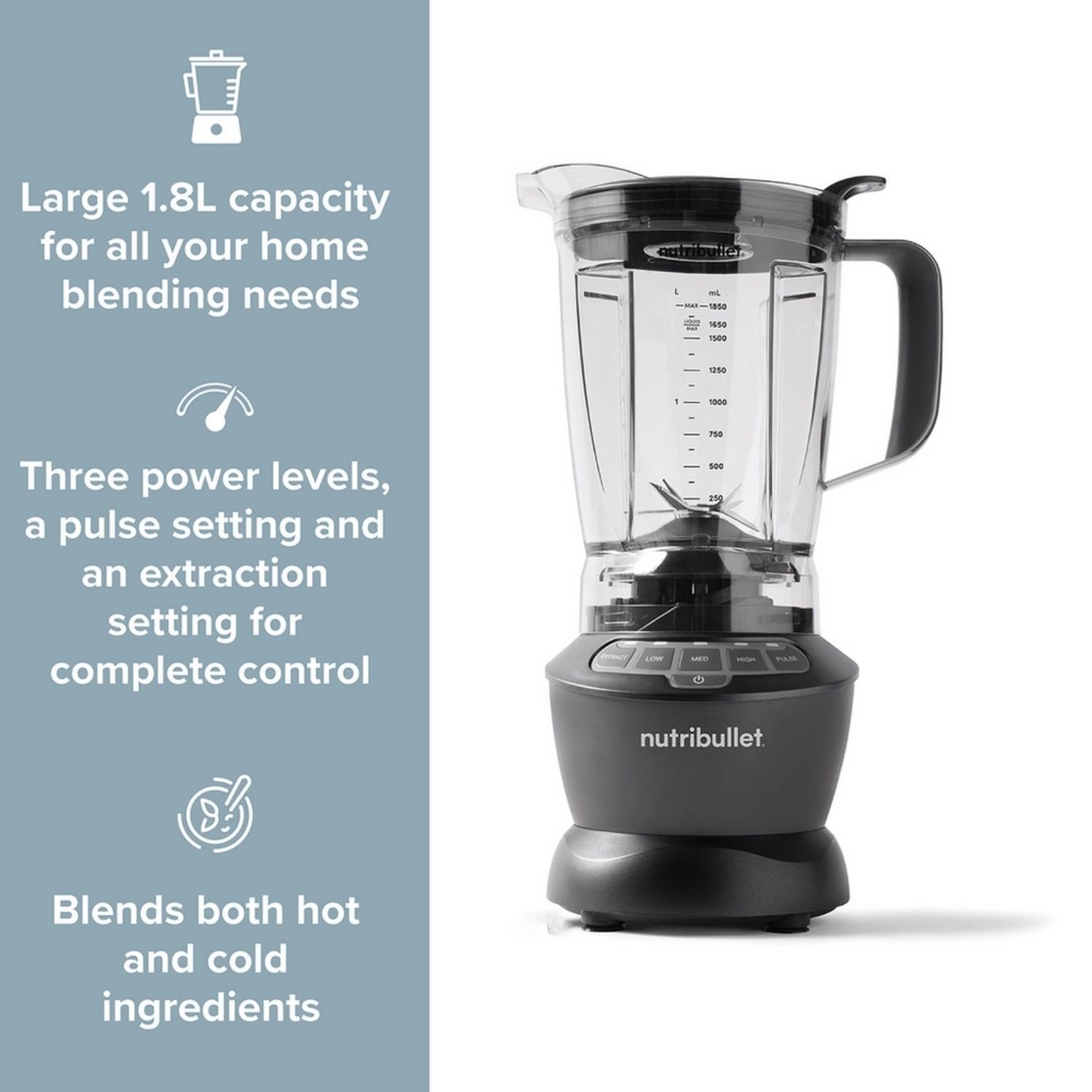Nutribullet 02147 Blender Combo - Grey - Image 2